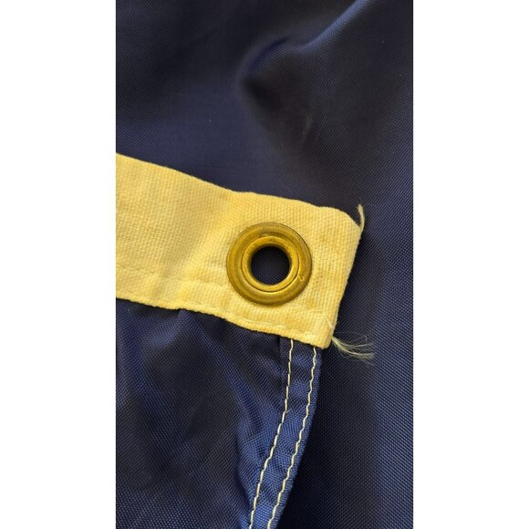 Vintage Australia Flag 48x70" Stitched Cotton Nylon Blend Appliqué Stars Brass G - Picture 9 of 12